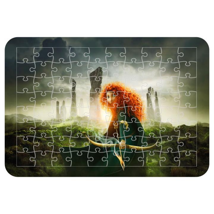 پازل 54 تکه اطلس آبی طرح کارتون شاهزاده مریدا دلیر  مدل P1605